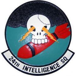 24th Intelligence Squadron Plaque ISS