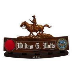 Buffalo Soldier Desk Nameplate