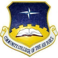 Community College of the Air Force CCAF Crest Plaque 