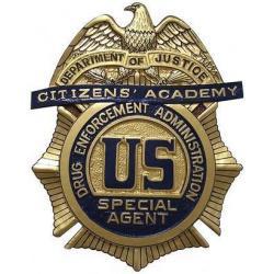 DEA Citizens Academy Badge Plaque