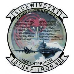 Sidewinders STRKFITRON 86 Navy Deployment Plaque