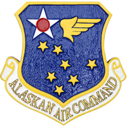 Alaskan Air Command Patch Plaque