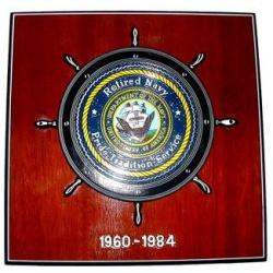 navy commemorative plaque