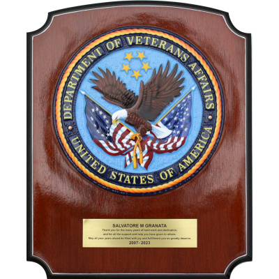 Veteran's Service Plaque