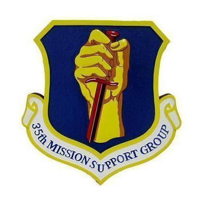 35th Squadron Mission Support Plaque