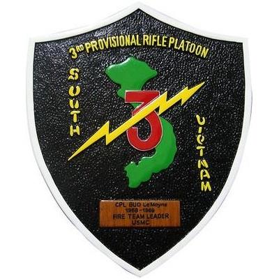 3rd provisional rifle platoon seal plaque