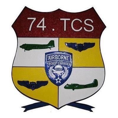 74th Troop Carrier Seal Plaque