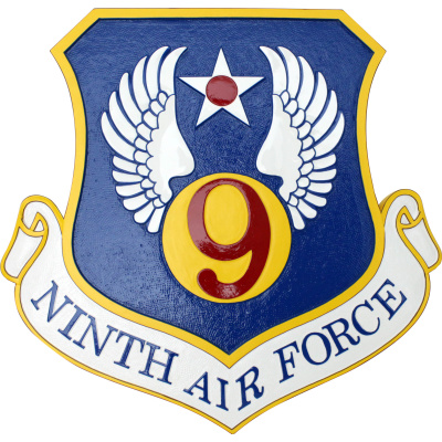 9th_air_force_patch_plaque