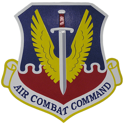 Air Combat Command Seal Plaque