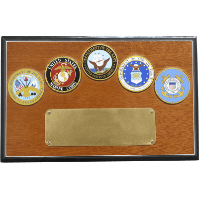 Armed Forces Presentation Plaque