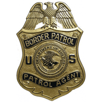 Border Patrol Agent Badge Plaque