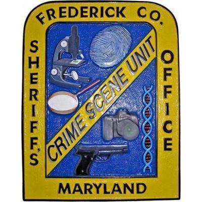 Maryland Crime Scene Unit Seal Plaque