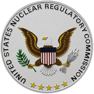 Nuclear Regulatory Commission Seal Plaque