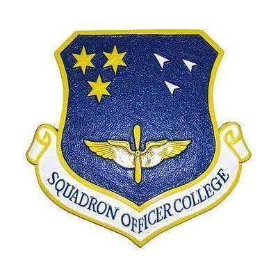 Squadron Officer College Crest Plaque