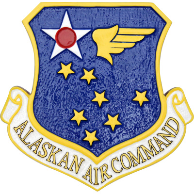 Alaskan Air Command Patch Plaque