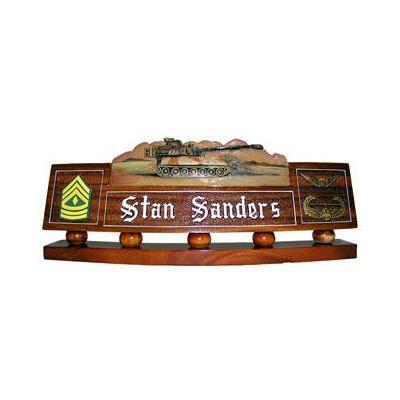 us army paladin desk nameplate desert