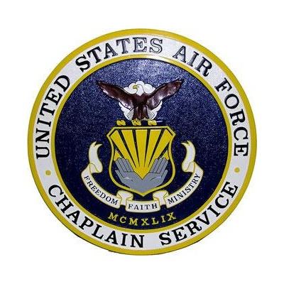 usaf chaplain service seal plaque