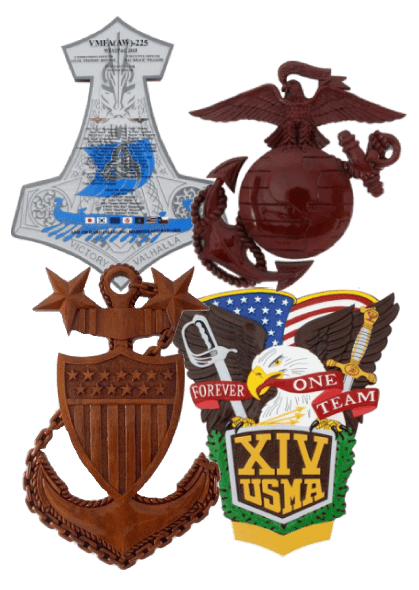 Army Plaques, Navy Emblems, Marines Wall Plaques